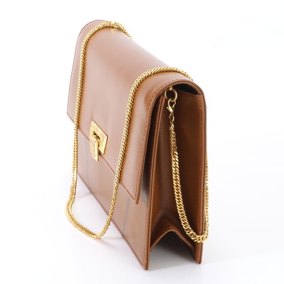 Christian Dior Chain Leather 2way Shoulder Bag Clutch - Picture 4 of 15